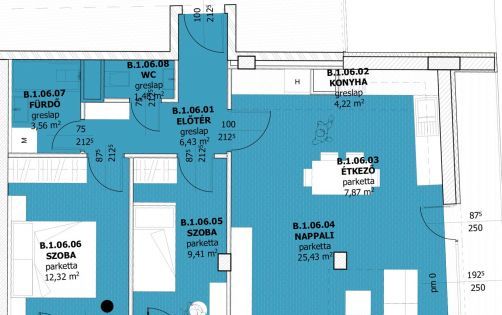 Eladó új építésű 3 szobás 70 m2-es 1. emeleti lakás Debrecenben a Nagyerdő kiemelt övezetében.