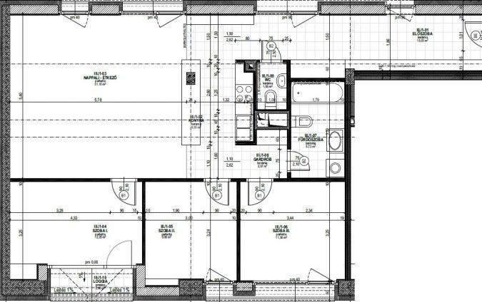 Eladó 99 nm-es új építésű lakás a Széchenyi Residence-ben