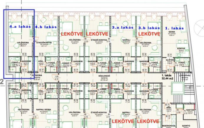 Új építésű 30 nm-es garzon lakás a belváros peremén 2.5