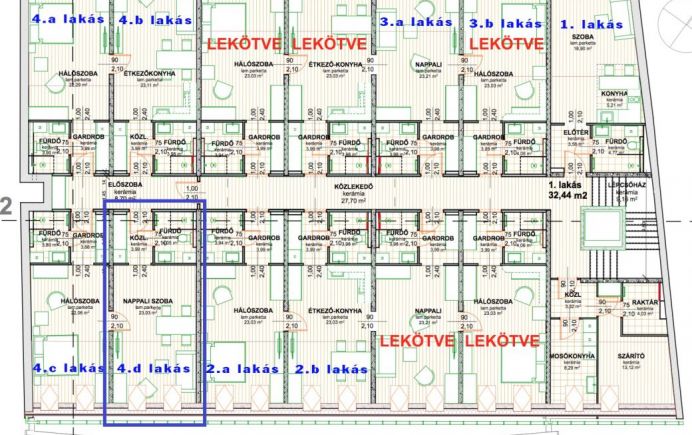 Új építésű 31 nm-es garzon lakás a belváros peremén 2.8