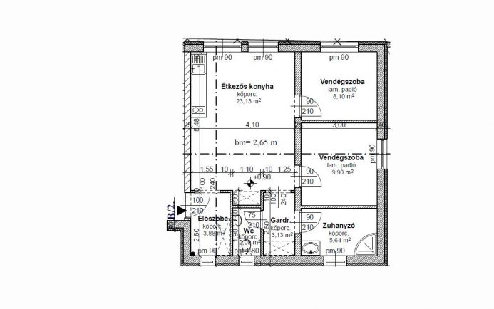 Új építésű 56 nm-es apartman megvásárolható Hajdúböszörményben