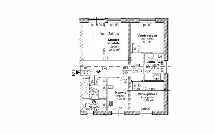 Nappali + 2 szobás apartman eladó Hajdúböszörményben