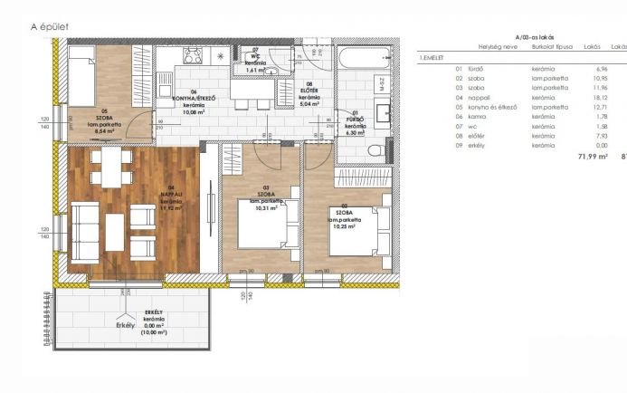 Hajdúszoboszló szívében 2x6 lakásos új építésű társasház