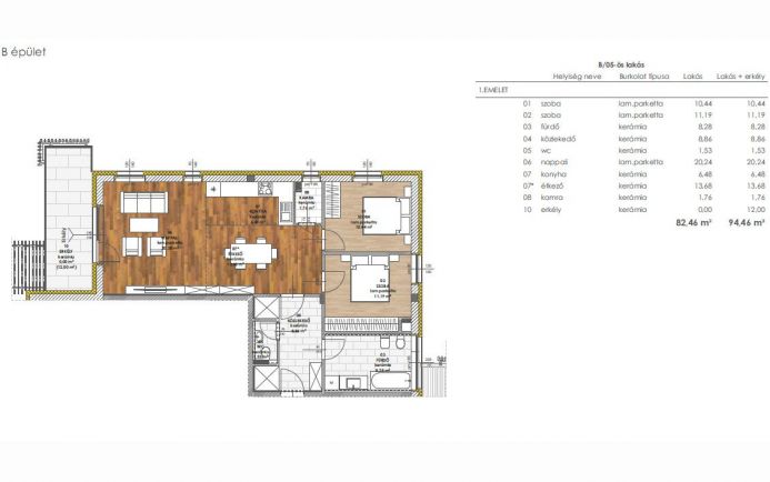 Hajdúszoboszló szívében 2x6 lakásos új építésű társasház