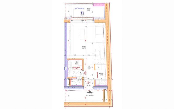 Új építésű 25 nm-es apartman eladó a Campus közelében