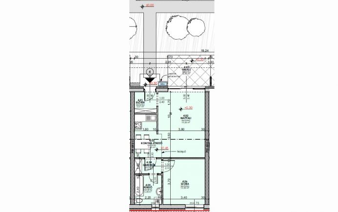 Földszinti, 50 nm-es lakás eladó Hajdúszoboszlón