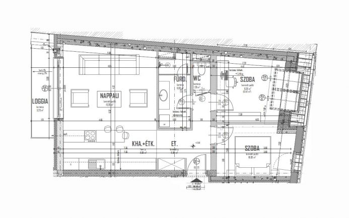Eladó 61 nm-es új építésű lakás Debrecen Belvárosában