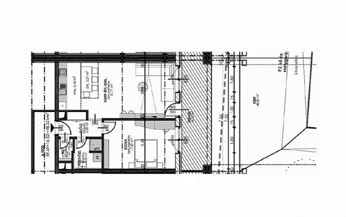 Új építésű 60 nm-es lakás a Belvárosban A.F2