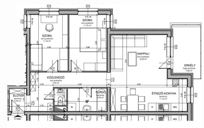 Új építésű 70 nm-es lakás eladó a Tócóvölgy csendes részén