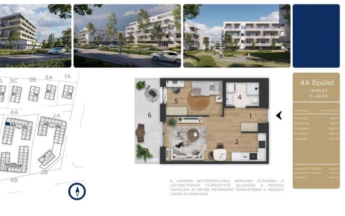 Új építésű ingatlan elérhető áron Debrecenben A111