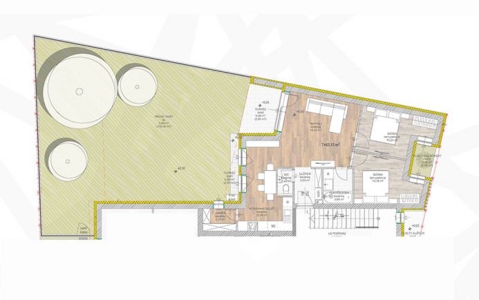 Új építésű 63 nm-es kertkapcsolatos lakás Hajdúszoboszló