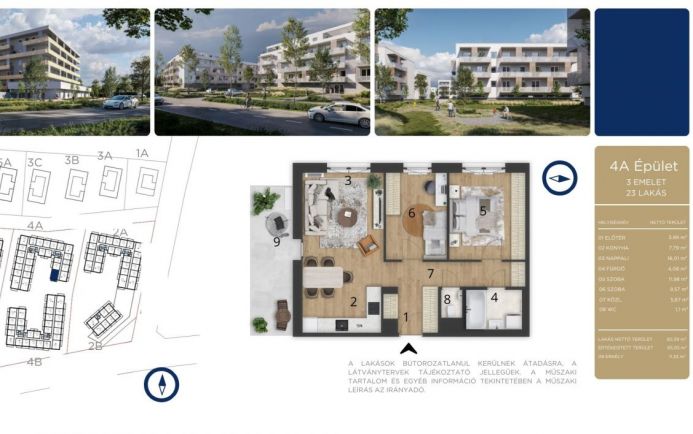 Új építésű ingatlan elérhető áron Debrecenben A323