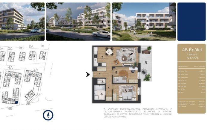 Új építésű ingatlan elérhető áron Debrecenben B112