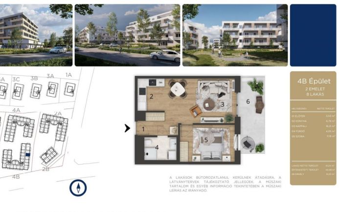 Új építésű ingatlan elérhető áron Debrecenben B208