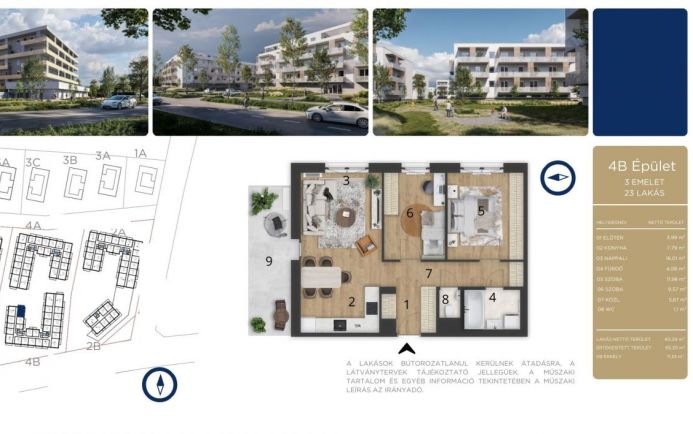 Új építésű ingatlan elérhető áron Debrecenben B323