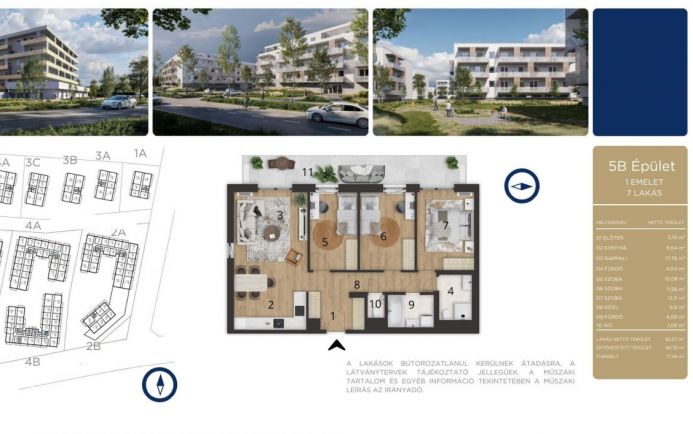 Új építésű ingatlan elérhető áron Debrecenben B107