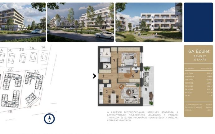 Új építésű ingatlan elérhető áron Debrecenben A323