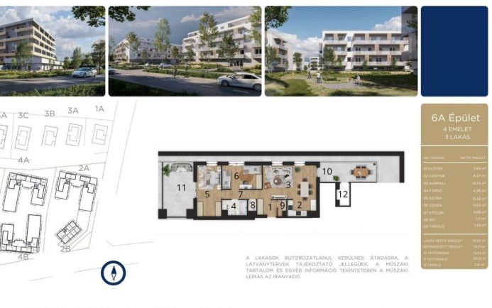 Új építésű ingatlan elérhető áron Debrecenben A403