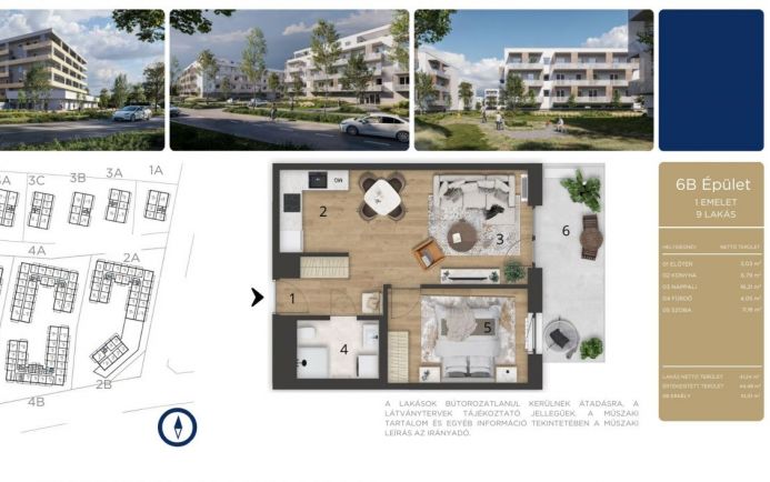 Új építésű ingatlan elérhető áron Debrecenben B109