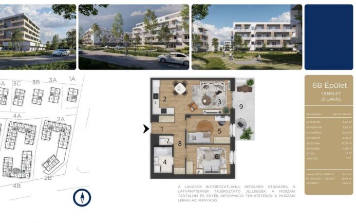 Új építésű ingatlan elérhető áron Debrecenben B113