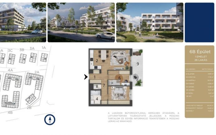 Új építésű ingatlan elérhető áron Debrecenben B126