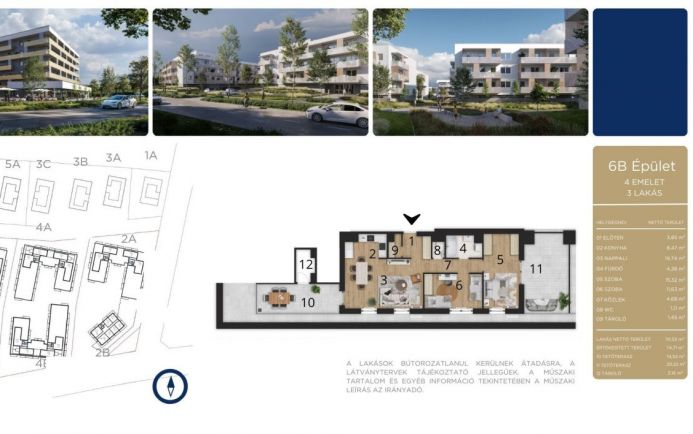 Új építésű ingatlan elérhető áron Debrecenben B403