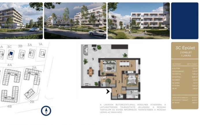 Új építésű ingatlan elérhető áron Debrecenben C201