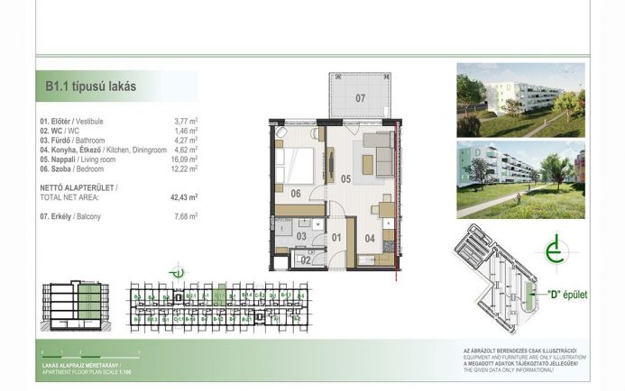 Új építésű lakás a Homokkert Liget II-ben 115