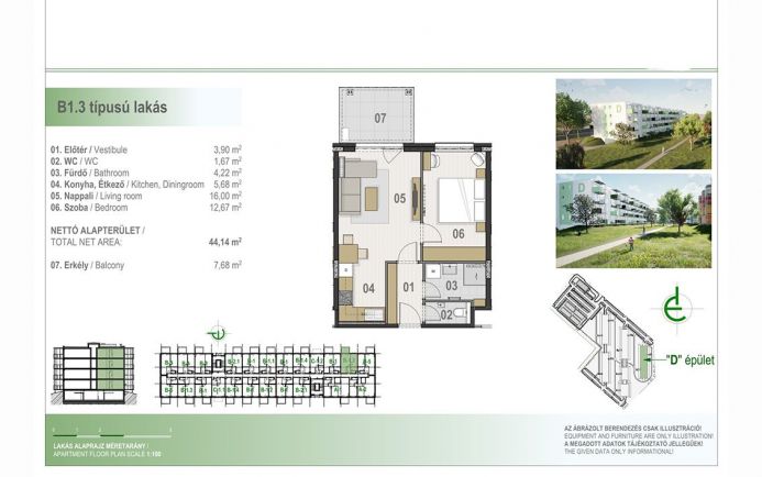 Új építésű lakás a Homokkert Liget II-ben 208