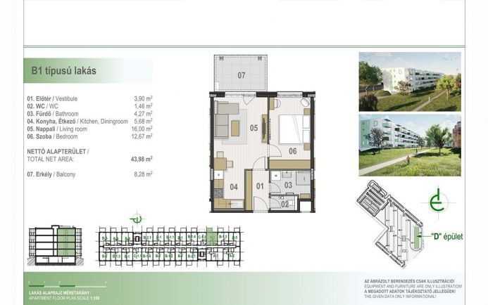 Új építésű lakás a Homokkert Liget II-ben 214