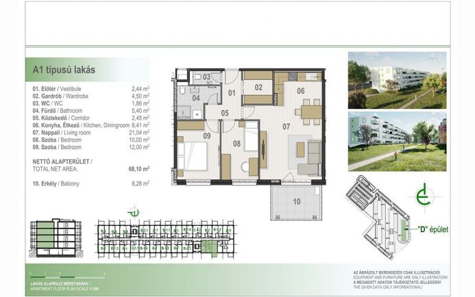 Új építésű lakás a Homokkert Liget II-ben 323