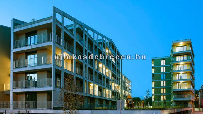 Eladó új építésű 3 szobás 70 m2-es 1. emeleti lakás Debrecenben a Nagyerdő kiemelt övezetében.