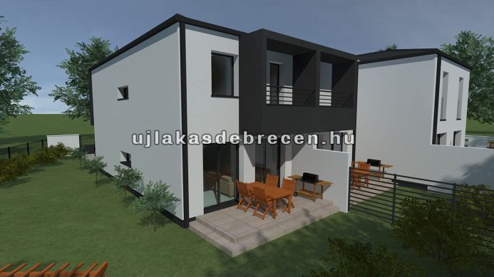 Új építésű 92 nm-es exkluzív ikerház eladó a Nyulas városrészen