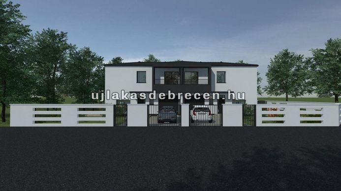 Új építésű 92 nm-es exkluzív ikerház eladó a Nyulas városrészen