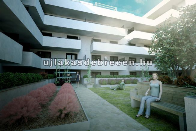 Eladó új építésű 56 m2-es 5. emeleti lakás Debrecenben a Párizsi Udvar II.ütemben