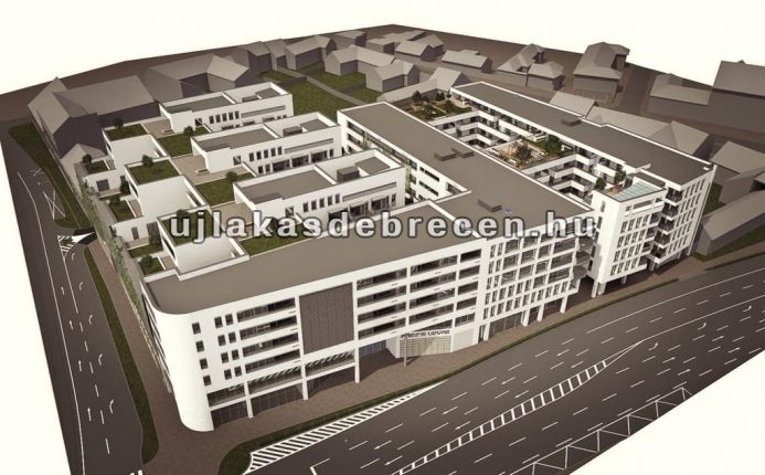 Eladó új építésű 56 m2-es 5. emeleti lakás Debrecenben a Párizsi Udvar II.ütemben