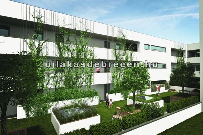 Eladó új építésű 34 m2-es 6. emeleti lakás Debrecenben a Párizsi Udvar II.ütemben