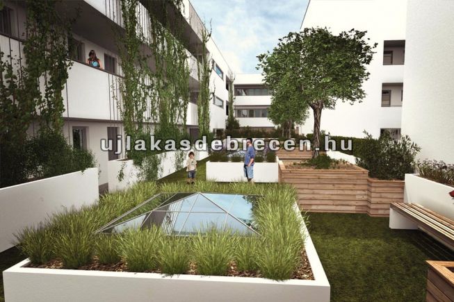 Eladó új építésű 34 m2-es 6. emeleti lakás Debrecenben a Párizsi Udvar II.ütemben