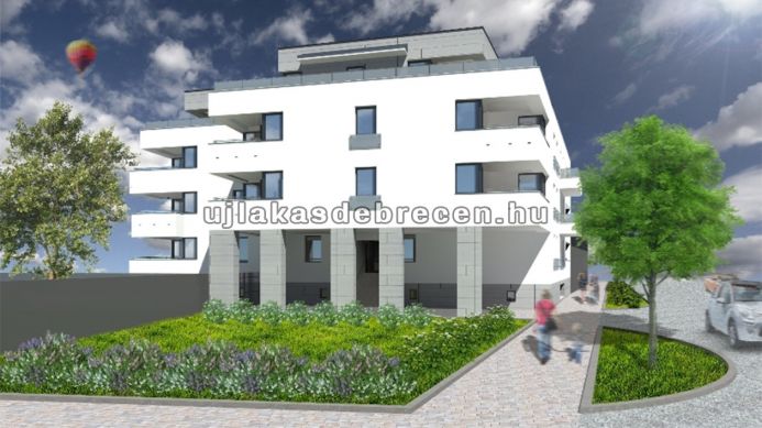 Eladó 75 nm-es új építésű lakás Debrecen, Postakert városrészen