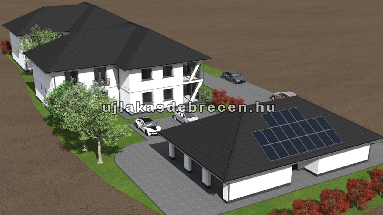 Új építésű 51 nm-es, első emeleti lakás eladó Hajdúszoboszlón