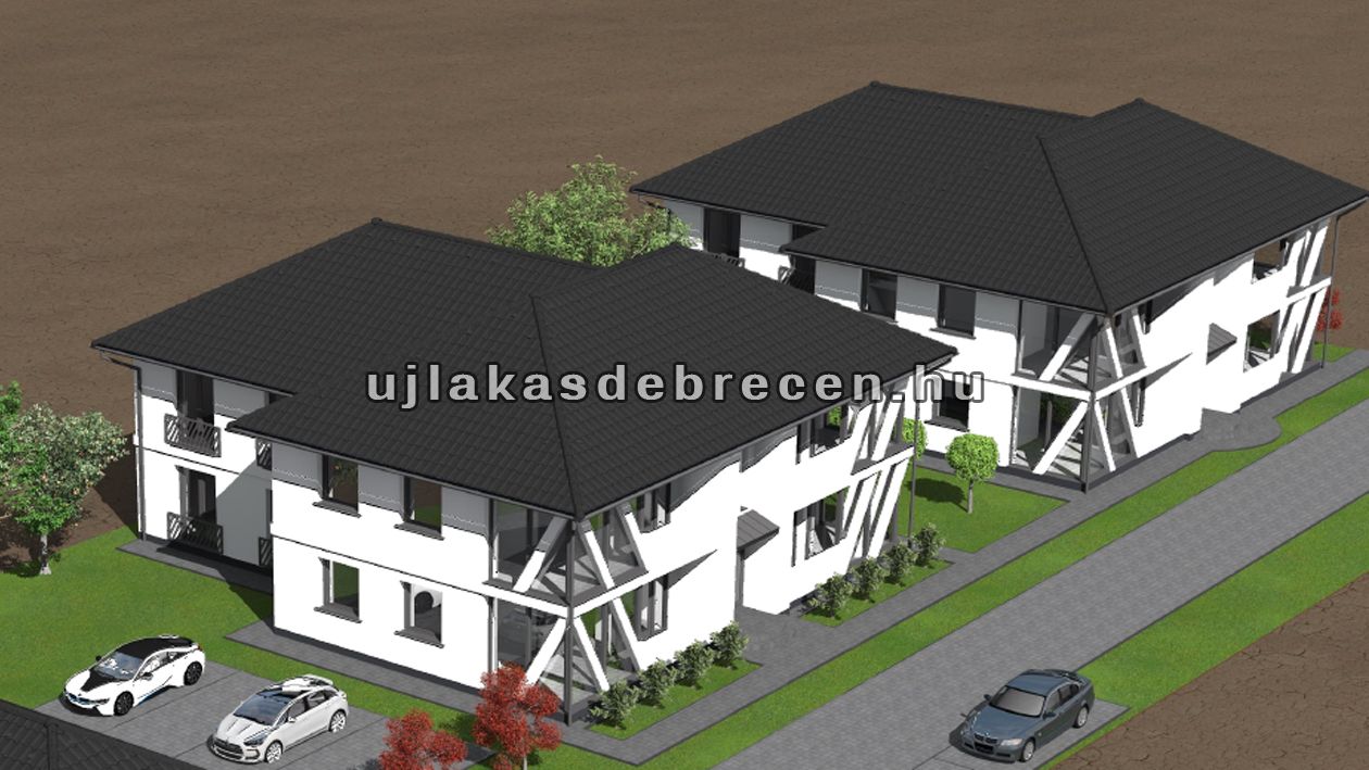 Új építésű 51 nm-es, első emeleti lakás eladó Hajdúszoboszlón
