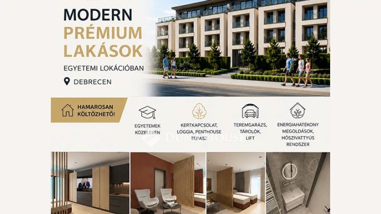 Új prémium lakások az egyetem közvetlen közelében